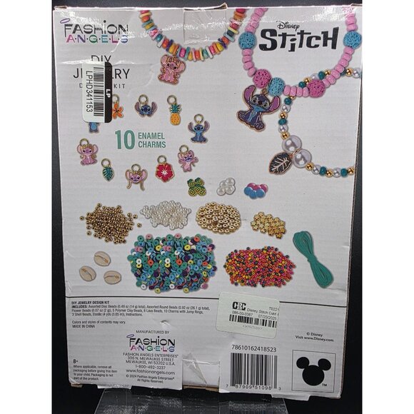 Disney Stitch Cosmic And Cute DIY Jewelry Design Kit By Fashion Angels - Picture 4 of 6